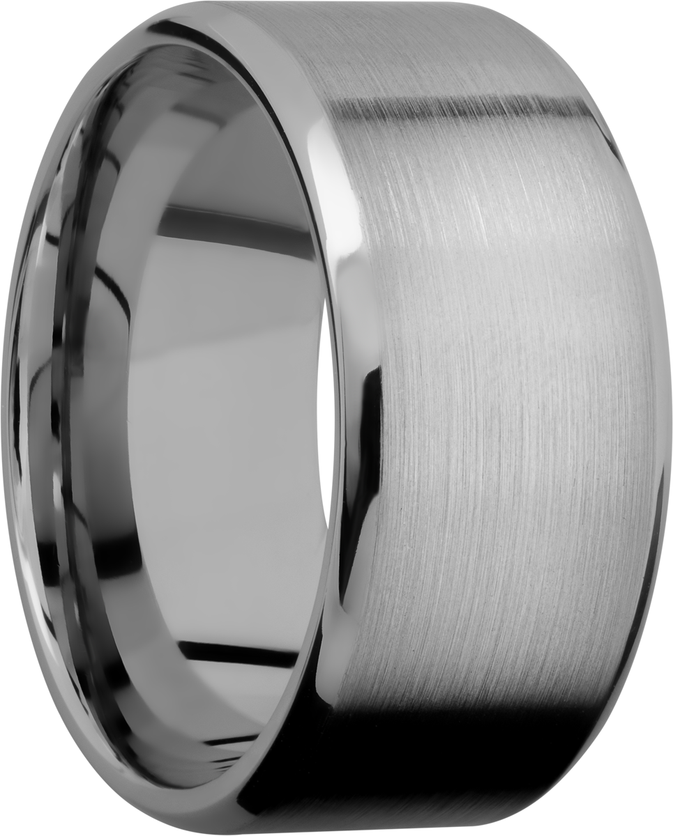 Titanium 100 beveled band