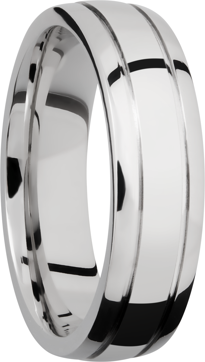 Cobalt chrome 6mm domed band