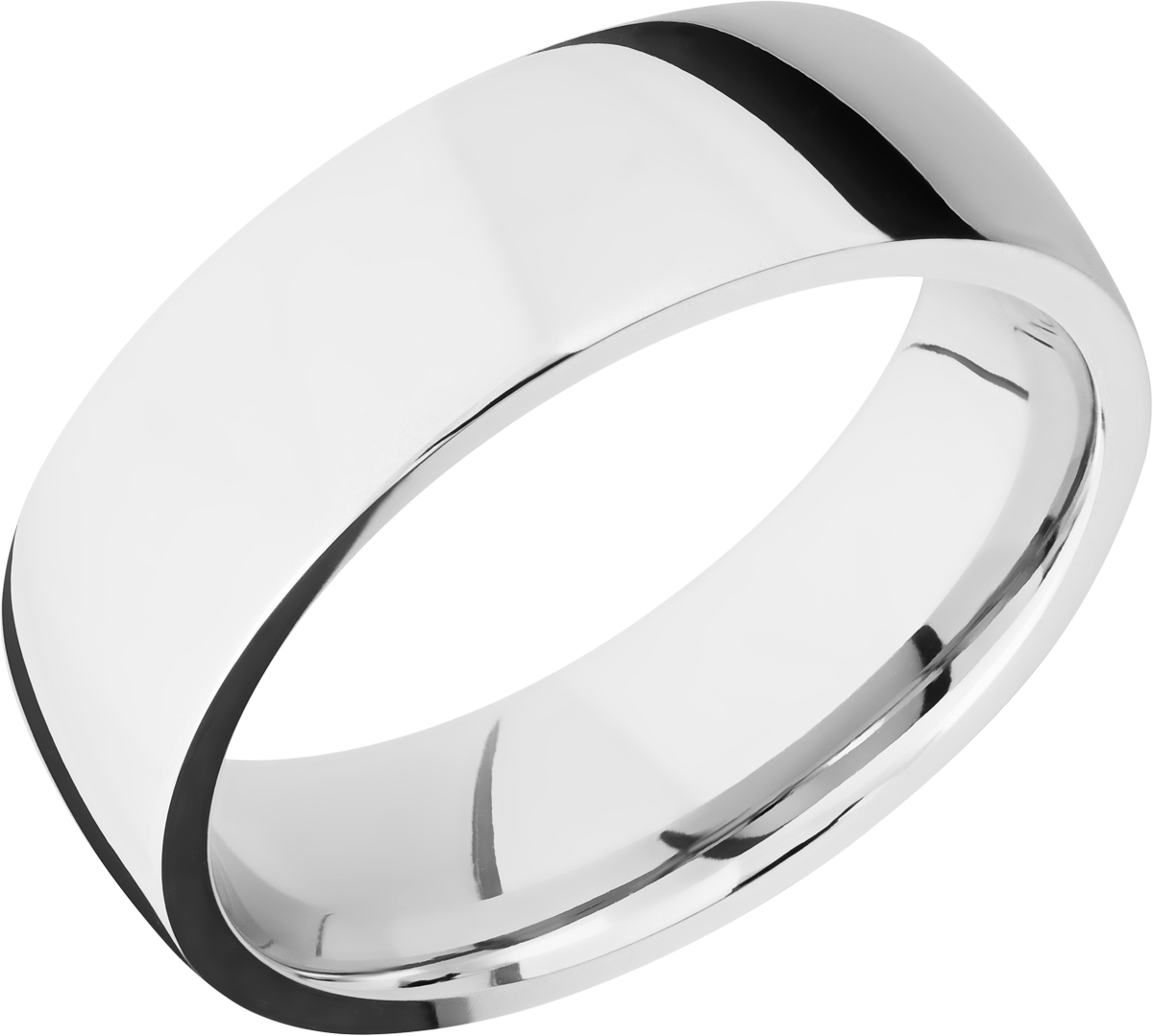 Cobalt chrome 7mm low-domed band