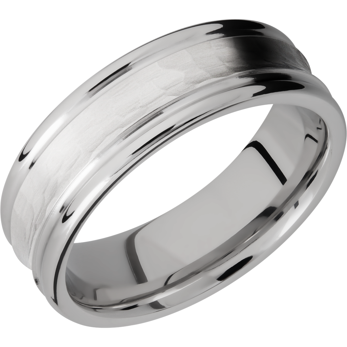 Cobalt chrome 7mm concave band