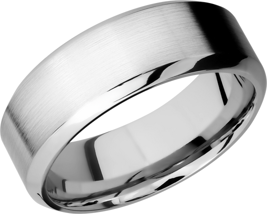 Cobalt Chrome 8mm high-beveled band