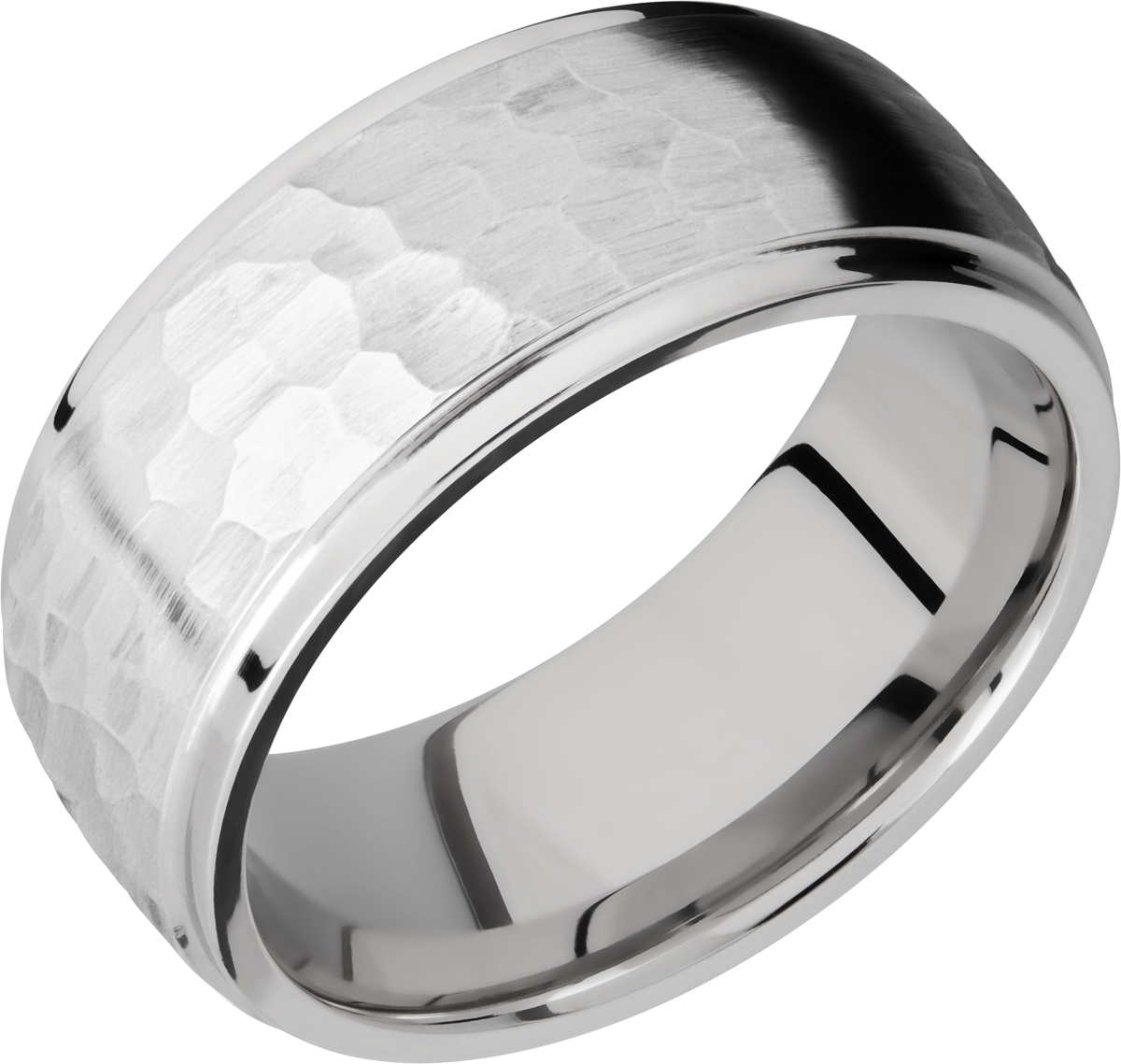 Cobalt chrome 9mm domed band with grooved edges