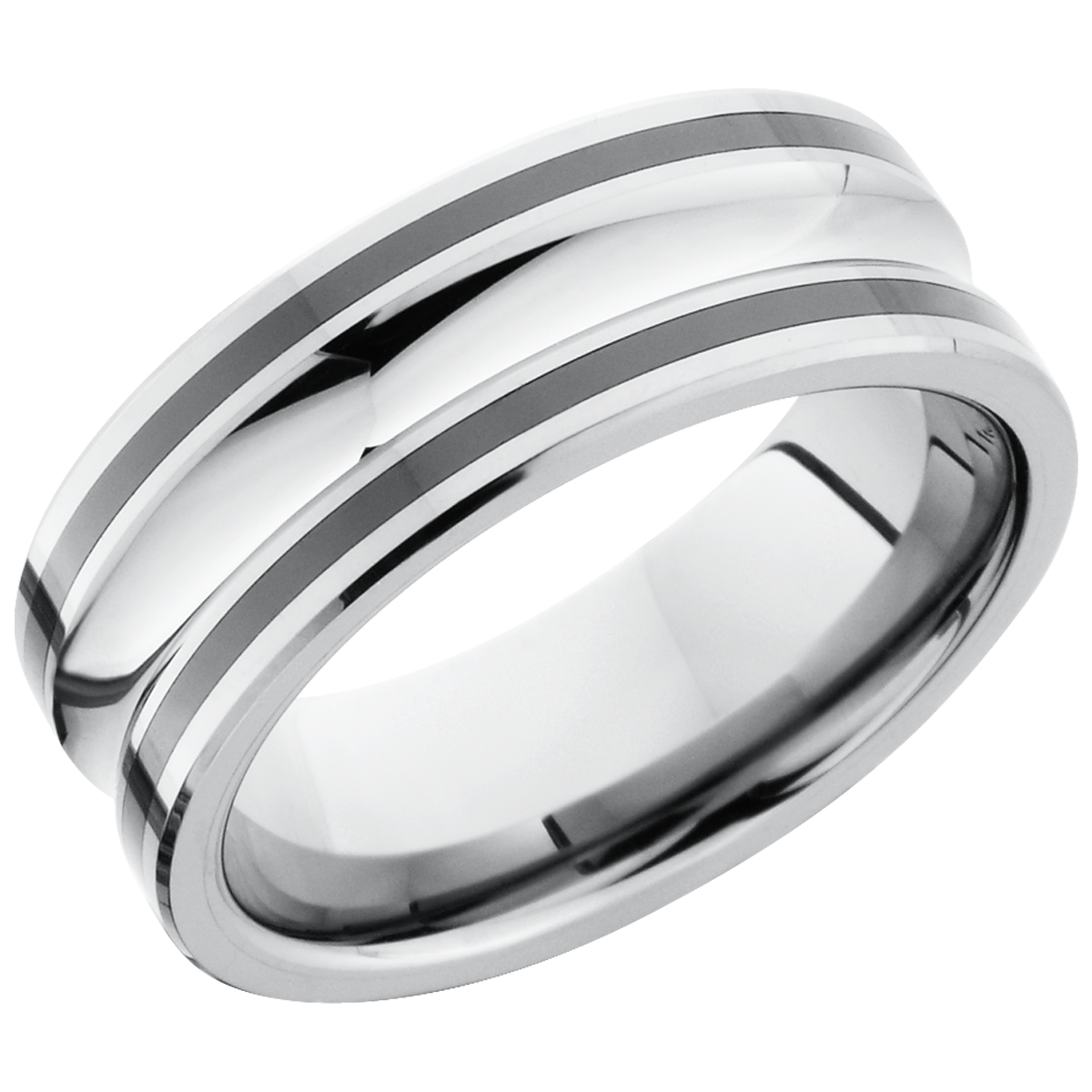 Ceramic and Tungsten Band