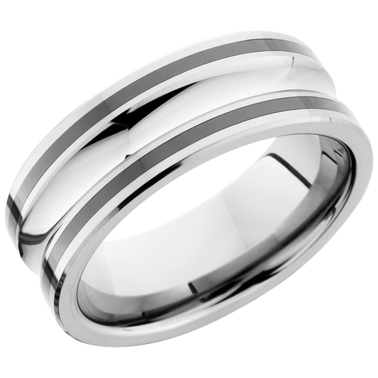 Ceramic and Tungsten Band