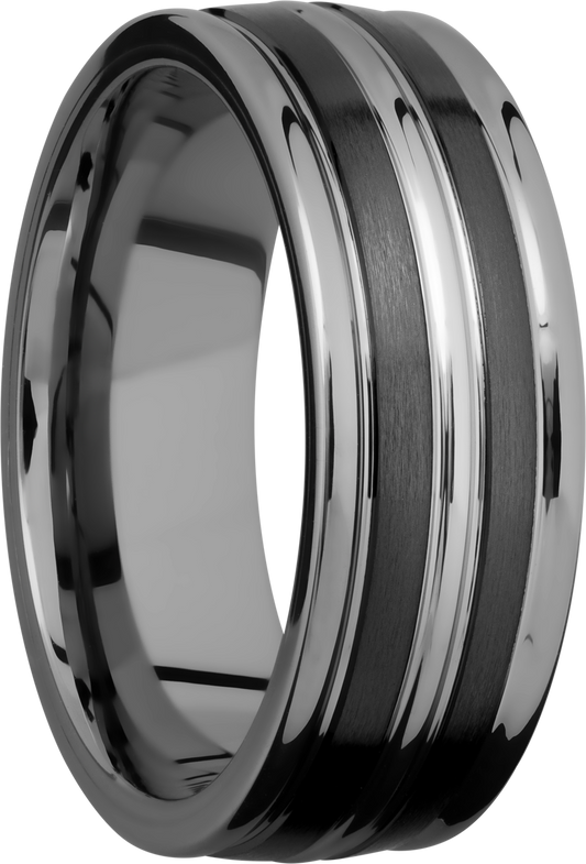 Ceramic and Tungsten Band