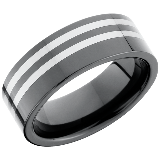 Ceramic and Tungsten Band