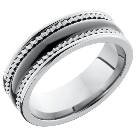 Ceramic and Tungsten Band