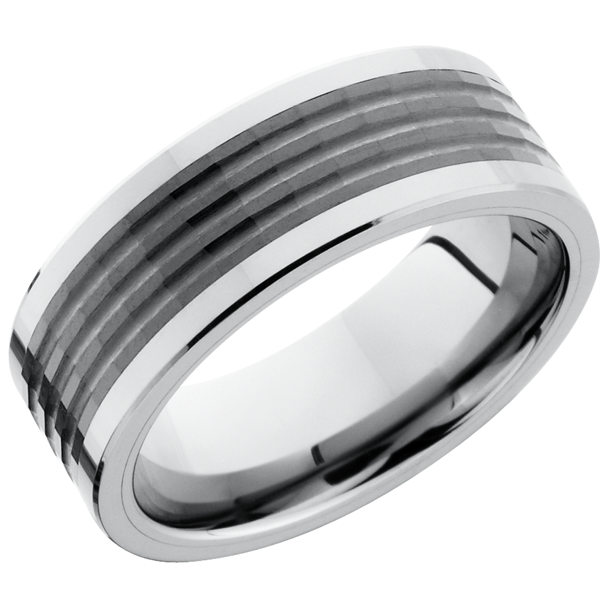 Ceramic and Tungsten Band