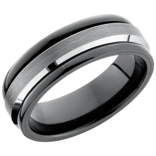 Ceramic and Tungsten Band