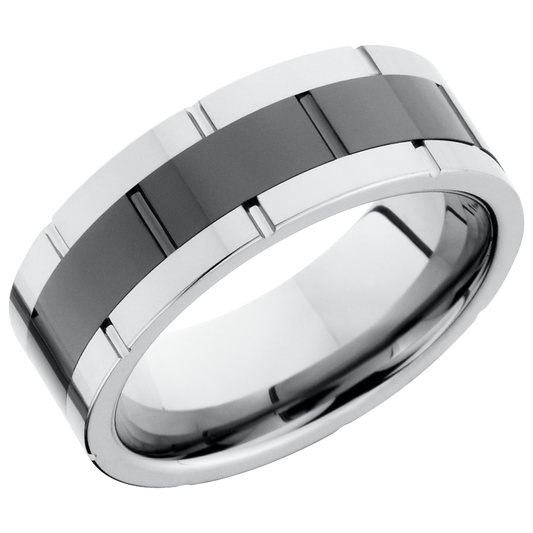 Ceramic and Tungsten Band